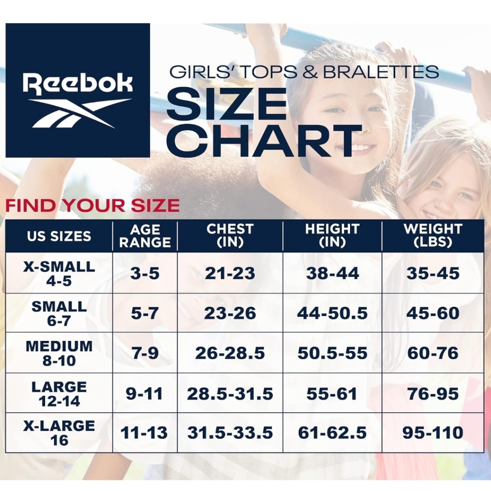 Reebok girls sport bras - Picture 7 of 7